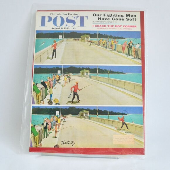 The Saturday Evening Post Magazine COVER August 8 1959 - Picture 1 of 3